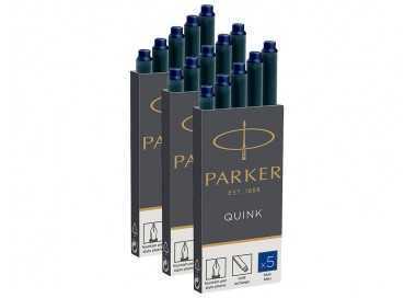 Tinta estilografica parker negra caja de 5 cartuchos Tinta estilografica parker negra caja de 5 cartuchos