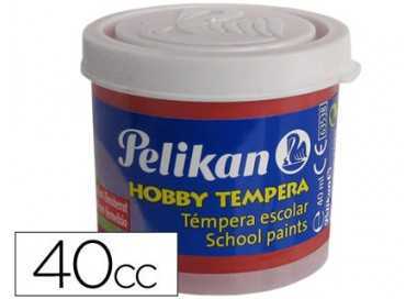 Tempera hobby 40 cc bermellon -n.58