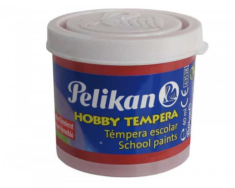 Tempera hobby 40 cc bermellon -n.58