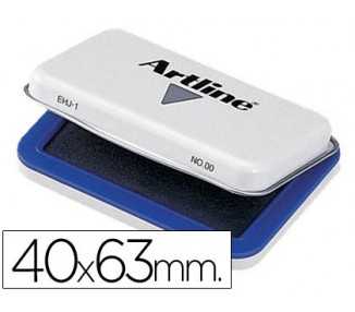 Tampon artline nº00 azul 40x63 mm