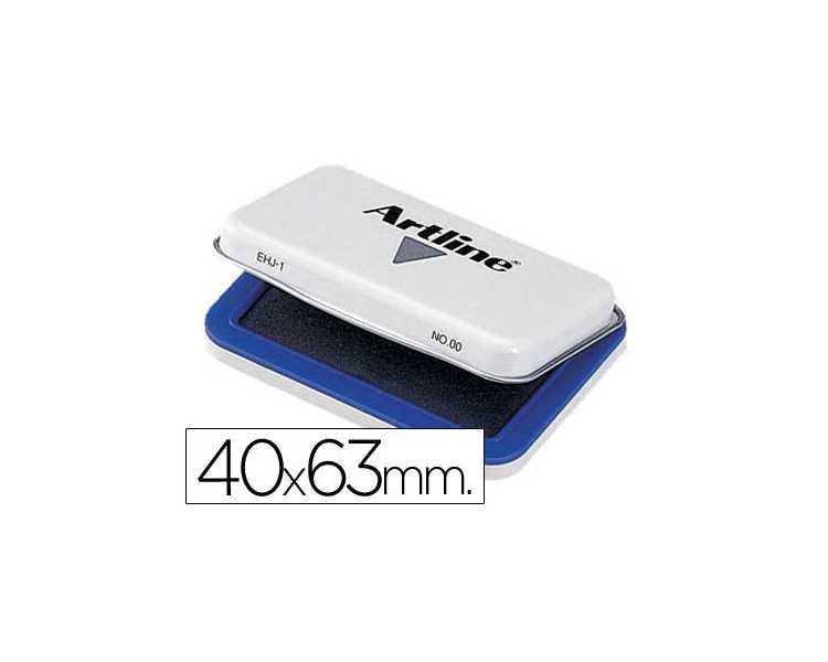 Tampon artline nº00 azul 40x63 mm