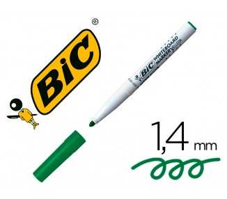 Rotulador bic velleda para pizarra verde punta redonda 1,4 mm