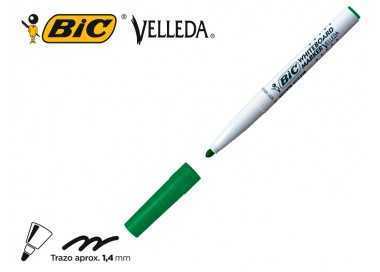 Rotulador bic velleda para pizarra verde punta redonda 1,4 mm Rotulador bic velleda para pizarra verde punta redonda 1,4 mm