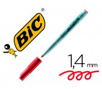 Rotulador bic velleda para pizarra rojo punta redonda 1,4 mm