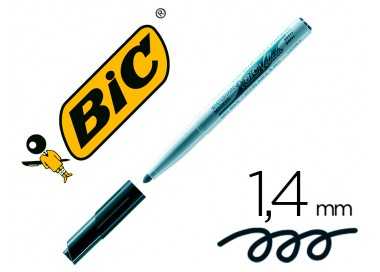 Rotulador bic velleda para pizarra negro punta redonda 1,4 mm