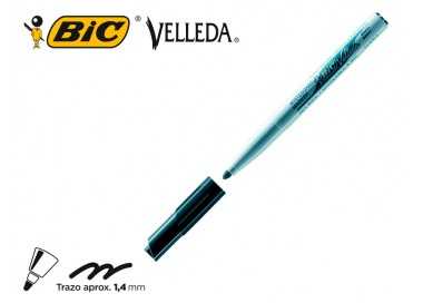 Rotulador bic velleda para pizarra negro punta redonda 1,4 mm