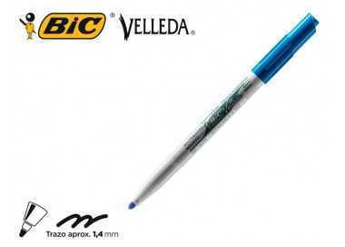 Rotulador bic velleda para pizarra azul punta redonda 1,4 mm Rotulador bic velleda para pizarra azul punta redonda 1,4 mm
