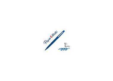 Rotulador paper mate flair original punta fibra azul