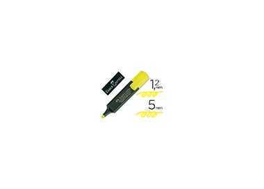 Rotulador faber fluorescente 48-07 amarillo