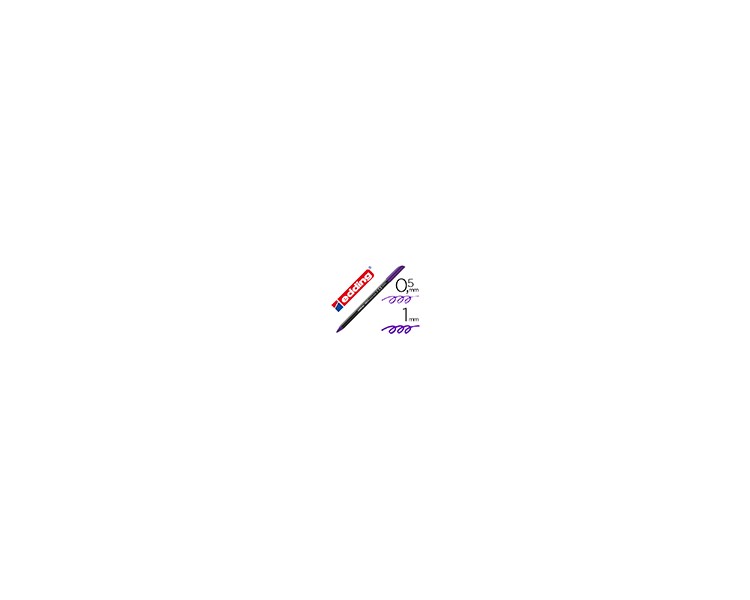 Rotulador edding punta fibra 1200 violeta n.8 punta fibra 0.5 mm