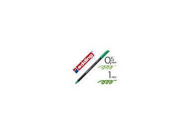 Rotulador edding punta fibra 1200 verde n.4 punta redonda 0.5 mm Rotulador edding punta fibra 1200 verde n.4 punta redonda 0.5 mm