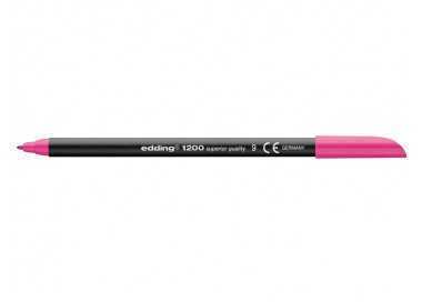 Rotulador edding punta fibra 1200 rosa n.9 punta redonda 0.5 mm