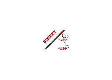Rotulador edding punta fibra 1200 rojo n.2 punta redonda 0.5 mm Rotulador edding punta fibra 1200 rojo n.2 punta redonda 0.5 mm
