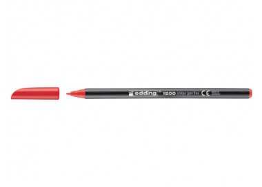 Rotulador edding punta fibra 1200 rojo n.2 punta redonda 0.5 mm Rotulador edding punta fibra 1200 rojo n.2 punta redonda 0.5 mm