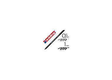 Rotulador edding punta fibra 1200 negro n.1 punta redonda 0.5 mm Rotulador edding punta fibra 1200 negro n.1 punta redonda 0.5 mm