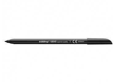 Rotulador edding punta fibra 1200 negro n.1 punta redonda 0.5 mm Rotulador edding punta fibra 1200 negro n.1 punta redonda 0.5 mm