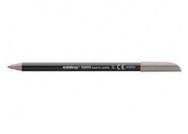 Rotulador edding punta fibra 1200 gris n.12 punta redonda 0.5 mm Rotulador edding punta fibra 1200 gris n.12 punta redonda 0.5 mm