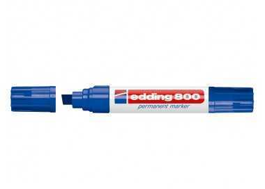 Rotulador edding marcador permanente 800 azul punta biselada 12 mm