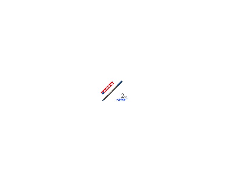 Rotulador edding punta fibra 1300 azul punta redonda 2 mm