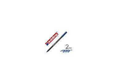 Rotulador edding punta fibra 1300 azul punta redonda 2 mm