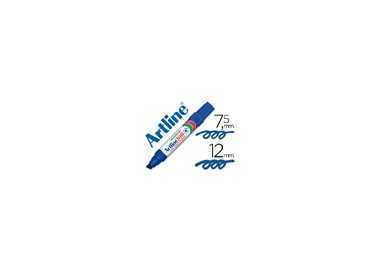 Rotulador artline marcador permanente 100 azul punta biselada Rotulador artline marcador permanente 100 azul punta biselada