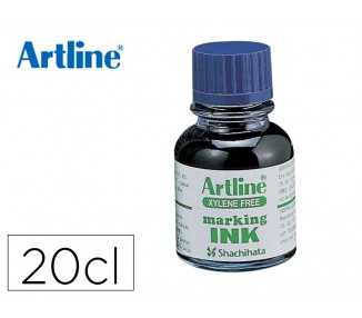 Tinta rotulador artline esk-20 azul bote 20 cc sin xileno