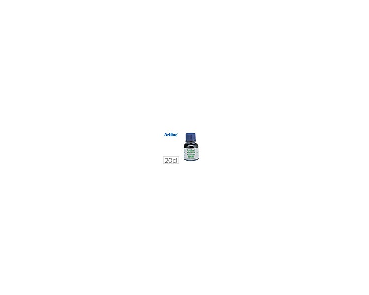 Tinta rotulador artline esk-20 azul bote 20 cc sin xileno