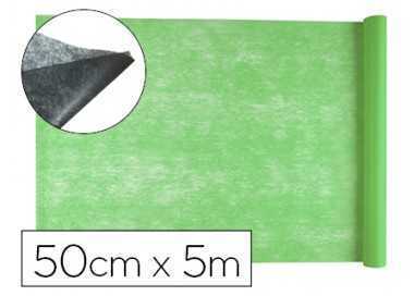 Tejido sin tejer liderpapel terileno 25 g/m2 rollo de 5 mt verde