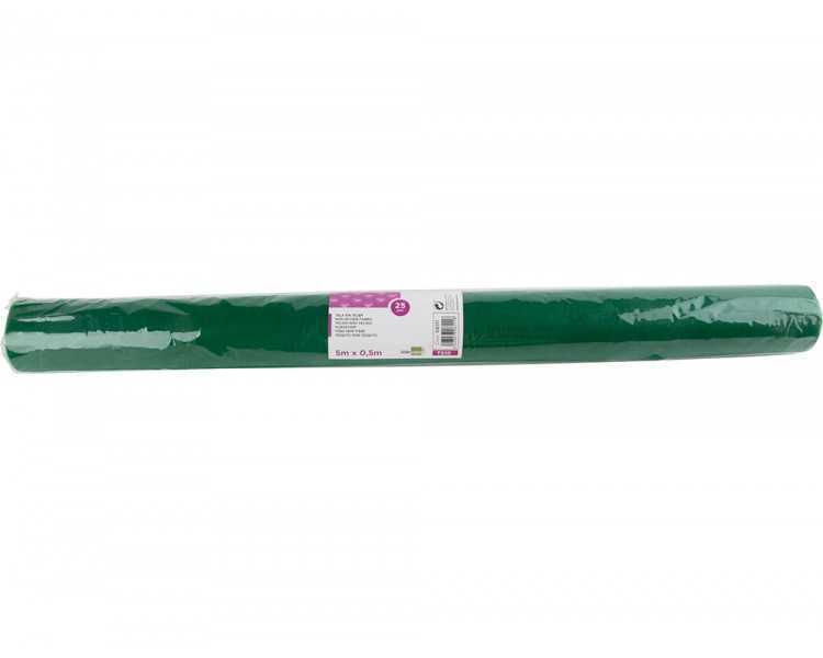 Tejido sin tejer liderpapel terileno 25 g/m2 rollo de 5 mt verde