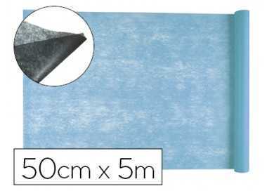 Tejido sin tejer liderpapel terileno 25 g/m2 rollo de 5 mt celeste