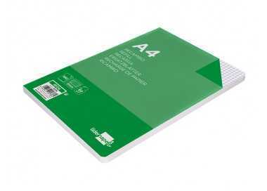 Recambio liderpapel a4 100 hojas 60g/m2 cuadro 6 mm 4 taladros con margen Recambio liderpapel a4 100 hojas 60g/m2 cuadro 6 mm 4 taladros con margen