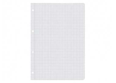 Recambio liderpapel a4 100 hojas 60g/m2 cuadro 6 mm 4 taladros con margen Recambio liderpapel a4 100 hojas 60g/m2 cuadro 6 mm 4 taladros con margen