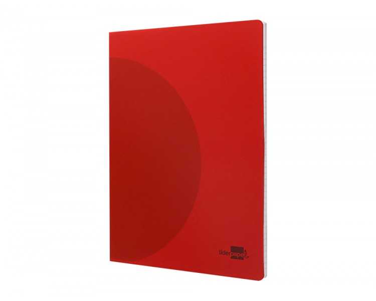 Libreta liderpapel 360 tapa de plastico a4 48 hojas 90g/m2 rayado nº 46 colores surtidos