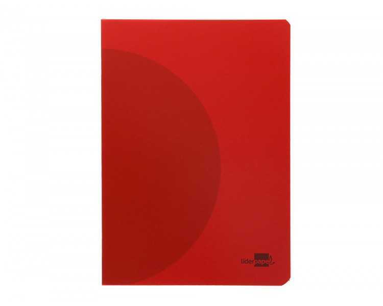Libreta liderpapel 360 tapa de plastico a4 48 hojas 90g/m2 horizontal con margen colores surtidos