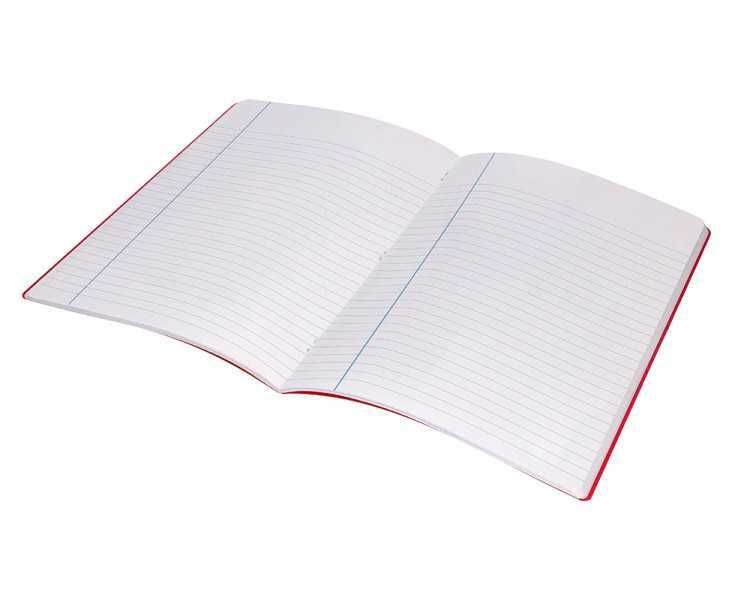 Libreta liderpapel 360 tapa de plastico a4 48 hojas 90g/m2 horizontal con margen colores surtidos