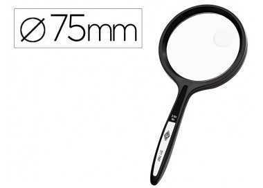 Lupa q-connect cristal bifocal 75 mm mango curvo