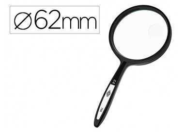 Lupa q-connect cristal bifocal 62 mm mango curvo