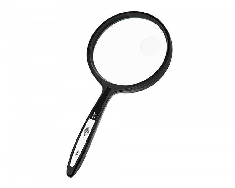 Lupa q-connect cristal bifocal 62 mm mango curvo
