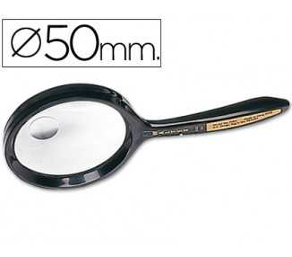 Lupa q-connect cristal bifocal 50 mm mango curvo