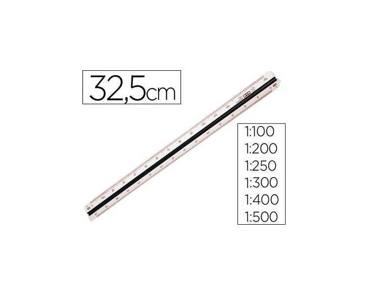 Escala m+r 1632.20 1:100-200-250-300-400-500 30 cm estuche rigido color