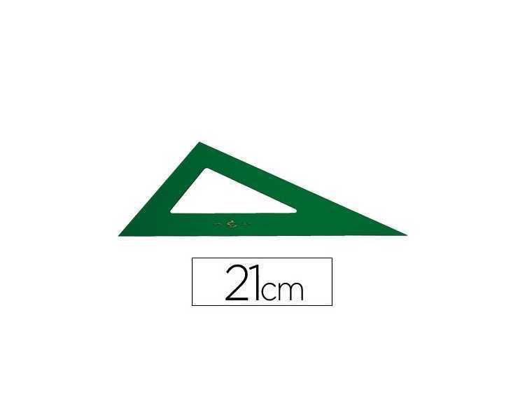 Cartabon faber castell 21 cm plastico verde