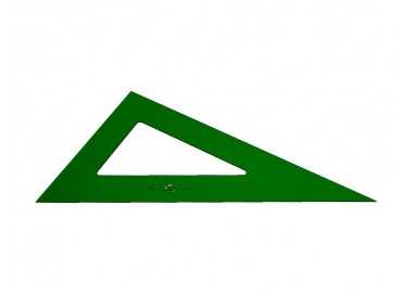 Cartabon faber castell 21 cm plastico verde