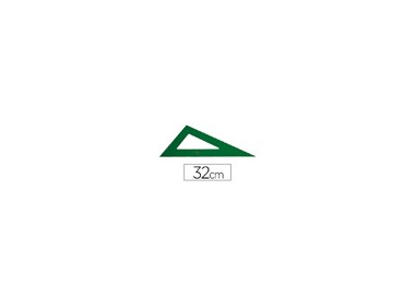 Cartabon faber castell 32 cm plastico verde