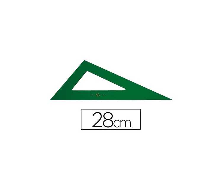 Cartabon faber castell 28 cm plastico verde
