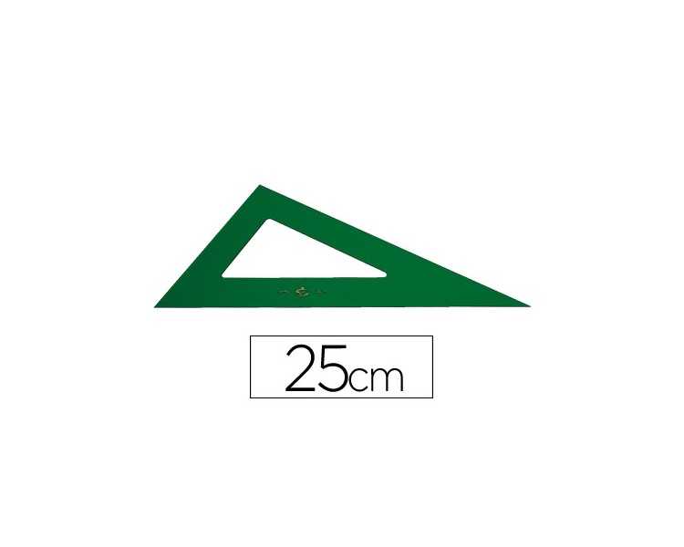 Cartabon faber castell 25 cm plastico verde