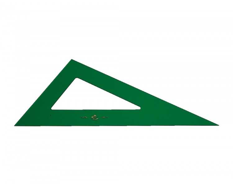 Cartabon faber castell 25 cm plastico verde