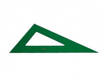 Cartabon faber castell 25 cm plastico verde