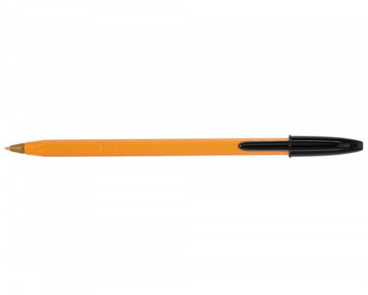 Boligrafo bic naranja fine original negro