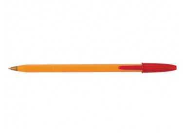 Boligrafo bic naranja fine original rojo
