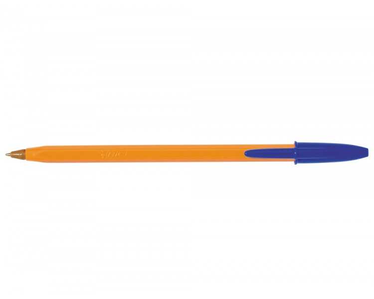 Boligrafo bic naranja fine original azul